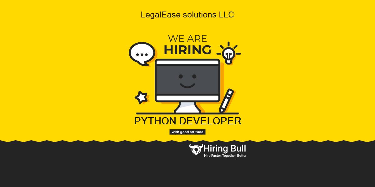 Python Developer - LegalEase solutions LLC